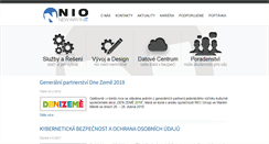 Desktop Screenshot of nio.cz